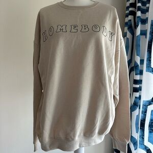 Custom sweatshirt, HOMEBODY, size xl, brand jerseys